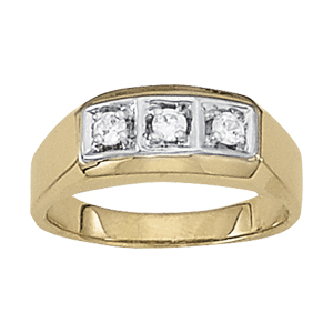 Men's 3-Stone Ring