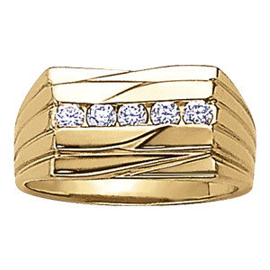 Men's Channel Set Band