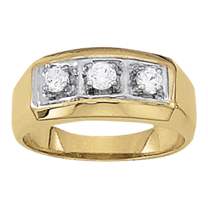 3-Stone Men's Ring
