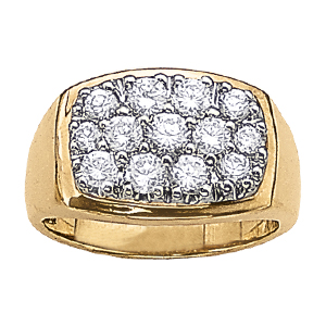 Cluster Gents Ring