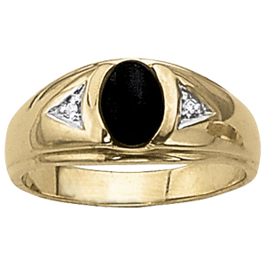 GENTS RING ONYX
