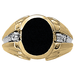 GENTS RING ONYX