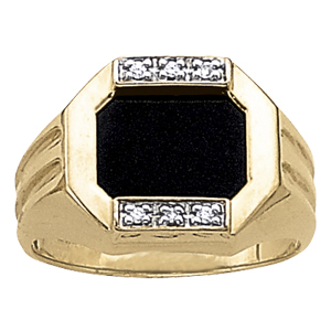 GENTS RING ONYX