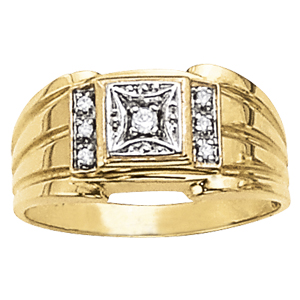 GENTS RING CLUSTER