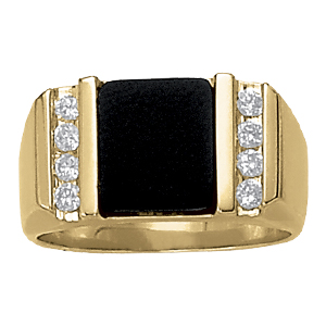 GENTS RING ONYX