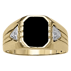 GENTS RING ONYX