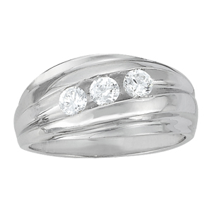 3-Stone Gents Ring