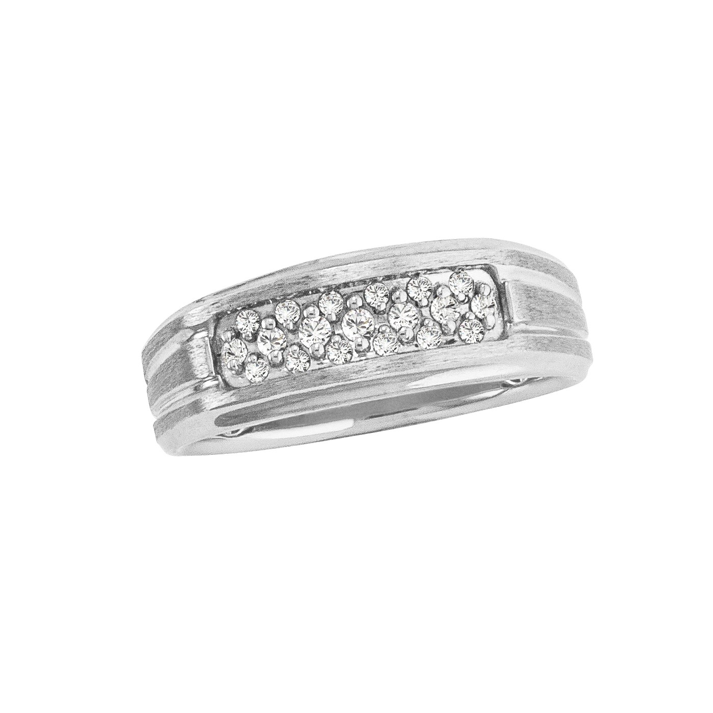 GENT'S DIAMOND CLUSTER RING