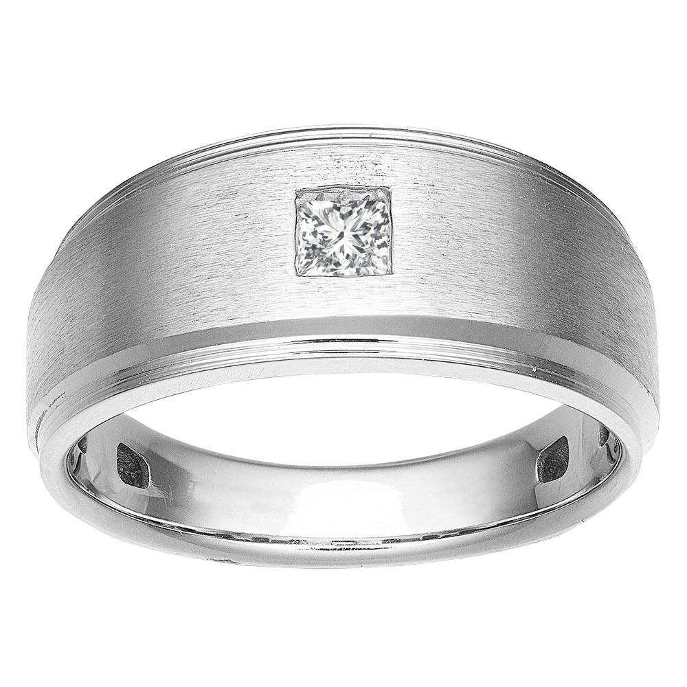 GENT'S PRINCESS CUT SOLITAIRE