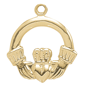 Vintage Claddagh Pendant
