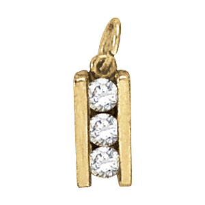 3-Stone Gold Pendants