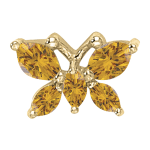 Butterfly Shape Color Pendant