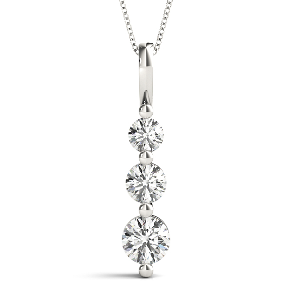 3-Stone Drop Pendant