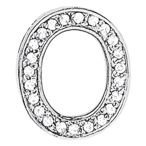 Initial O Pendant
