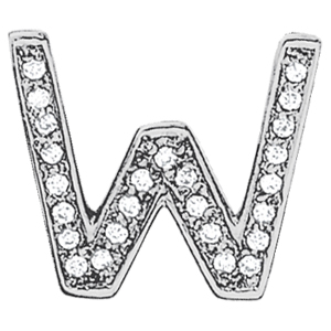 Initial W Pendant