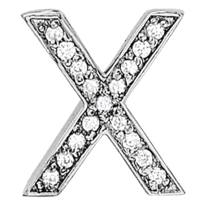 Initial X Pendant