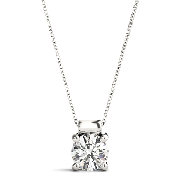 Round Solitaire Pendant