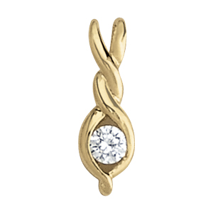 Solitaire Twisted Pendants