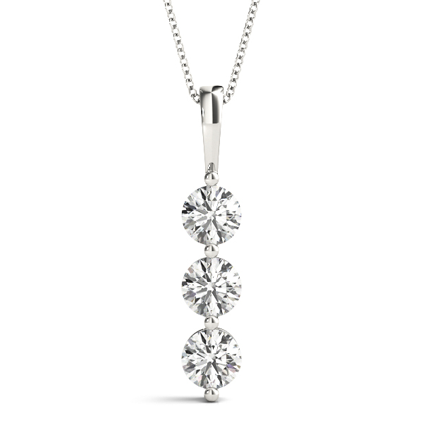 3-Stone Drop Pendant