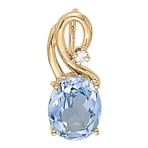 Oval Shape Color Pendants