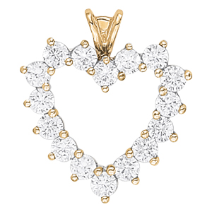 Heart Shape Color Pendant
