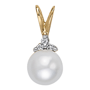 Accented Pearl Pendant