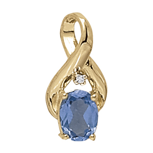 Infinity Knot Oval Shape Pendants
