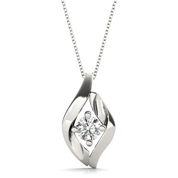 Solitaire Swirl Fashion Pendants