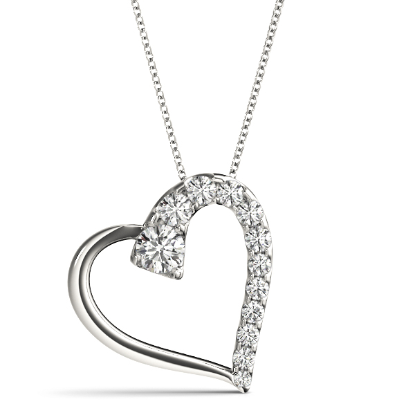 Heart Shape Solitaire Pendant