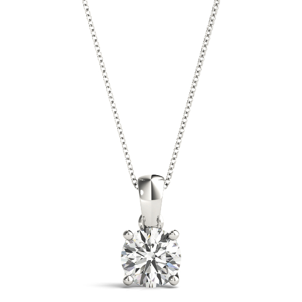 Solitaire Round Pendant