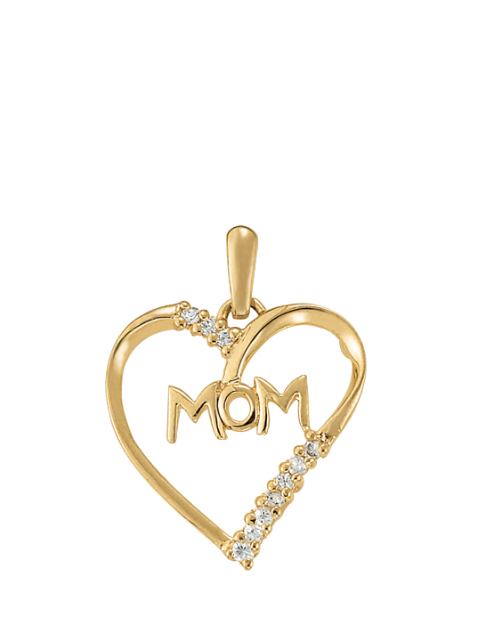Heart Shape Mother & Daughter Pendant