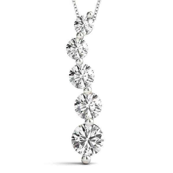 Solitaire Journey Drop Pendants