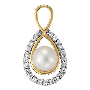 Teardrop Pearl Pendant