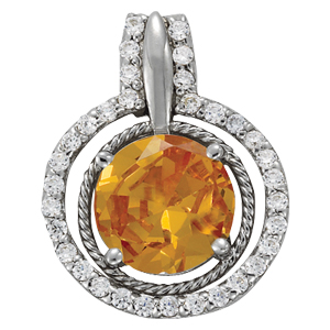 Round Color Pendant