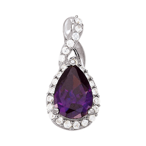 Pear Shape Color Pendant