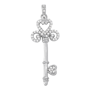 Heart Key Pendants