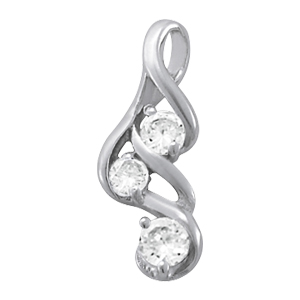 3-Stone Fashion Pendant