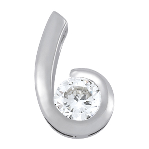 Solitaire Hook Shape Pendants