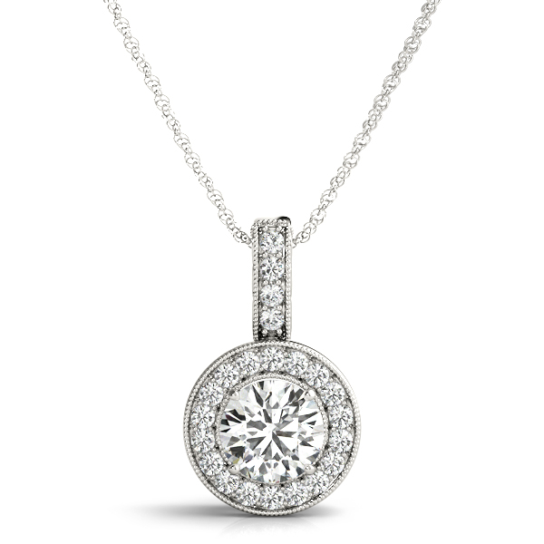 Circle Halo Pendant
