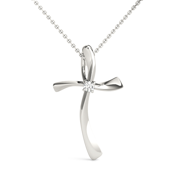Wavy Cross Pendants