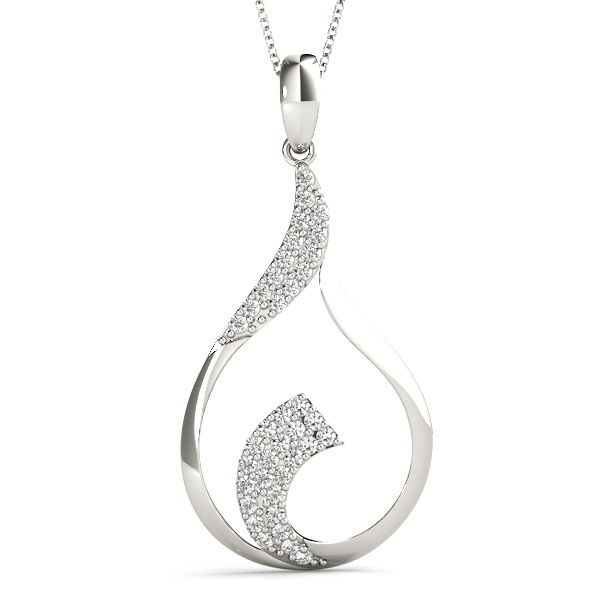 Teardrop Pavé Fashion Pendant