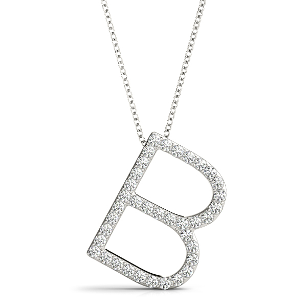 Initial Letter Q Pendants