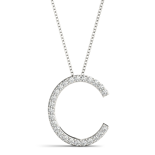 Initial Letter Q Pendants