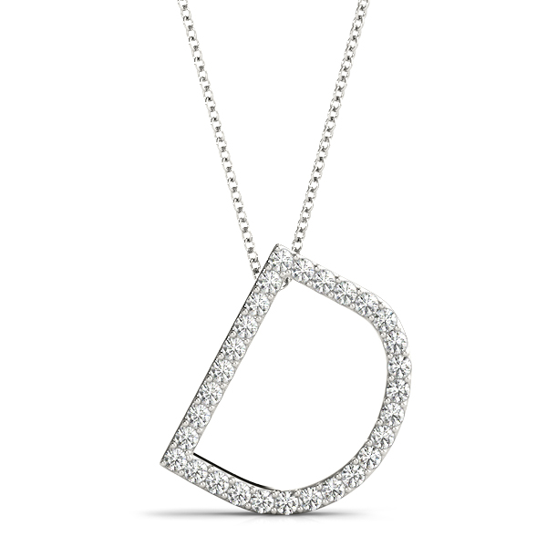 Initial Letter Q Pendants