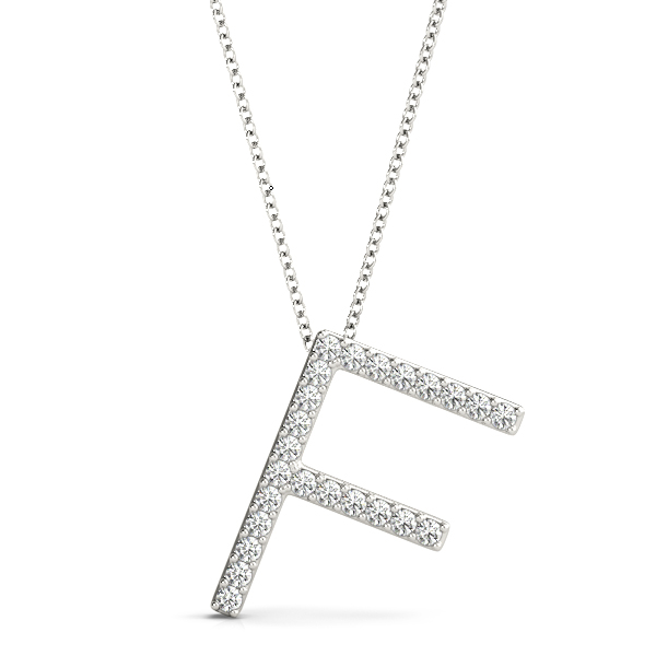 Initial Letter Q Pendants