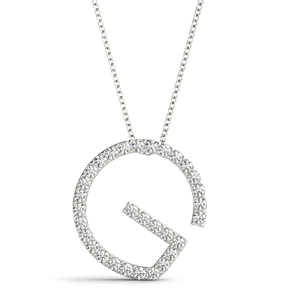 Initial Letter Q Pendants