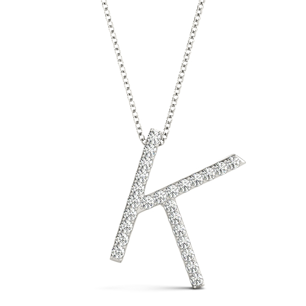 Initial Letter Q Pendants