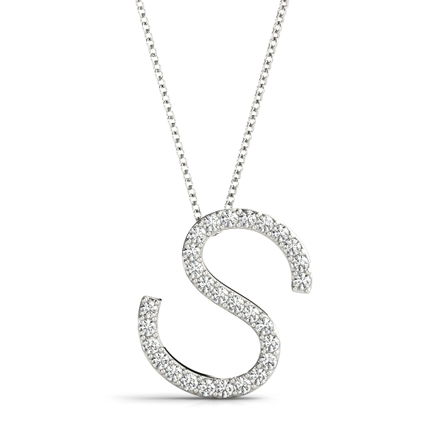Initial Letter Q Pendants
