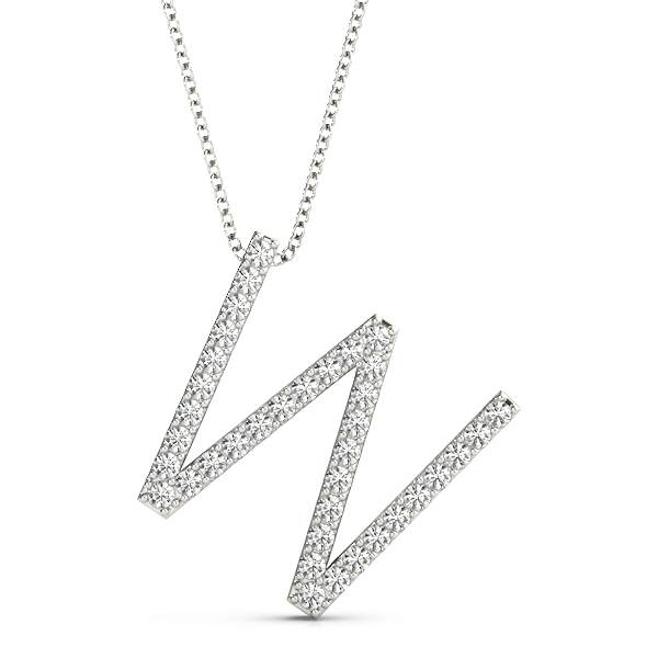 Initial Letter Q Pendants