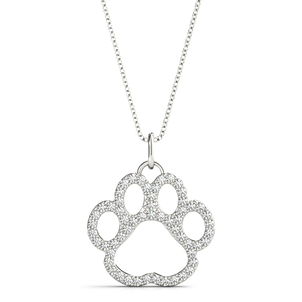 Pawprint Cluster Pendant Necklace